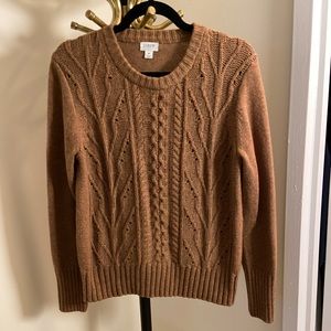 J. Crew Brown Knit Sweater